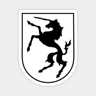 Unicorn Shield Logo Magnet