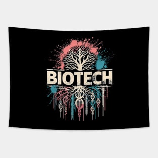 Biotech Bio Technology DNA Roots Science Crispr Gene Editing Tapestry