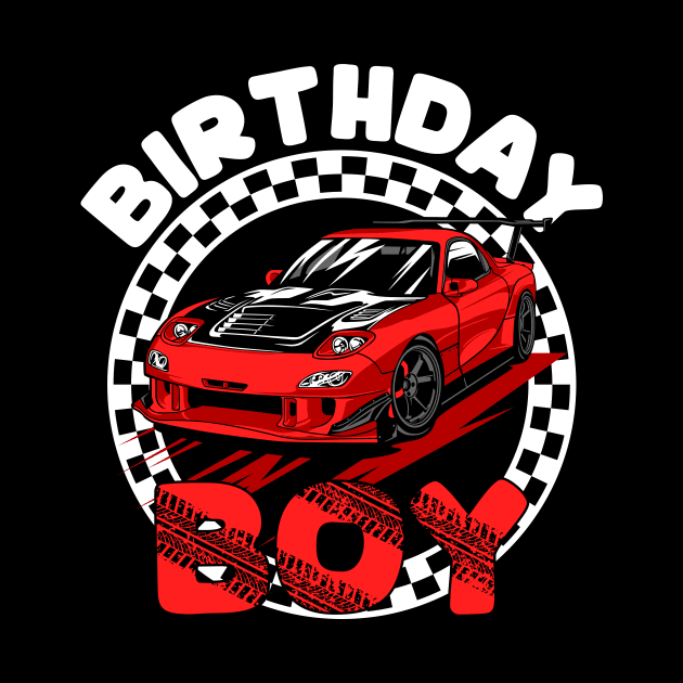 Birthday Boy Race Car by WinDorra