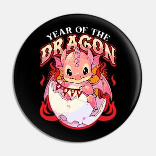 Baby Dragon hatching Chinese New Year 2024 Pin