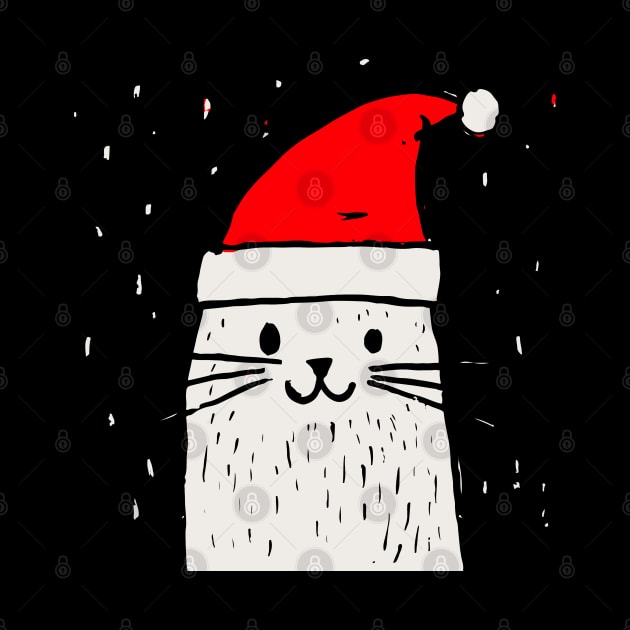 Santa Cat by tatadonets