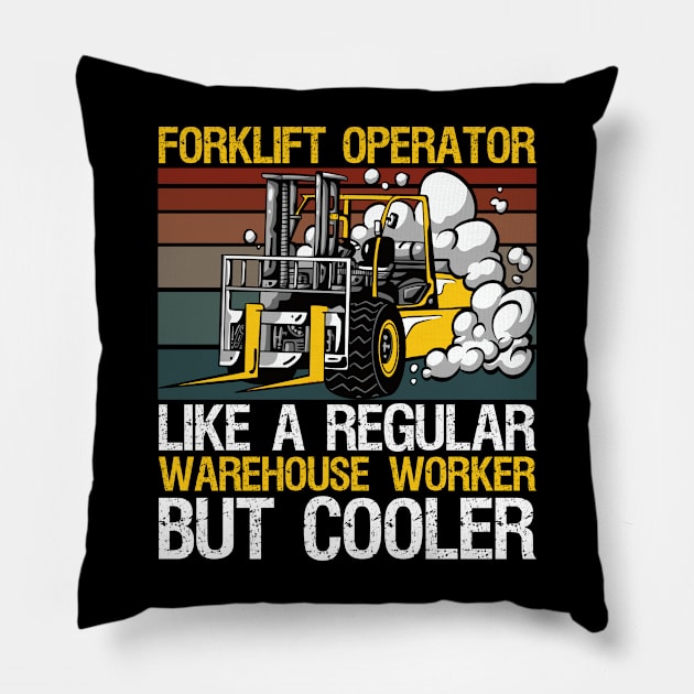 Forklift Operator Pillow by TK Store