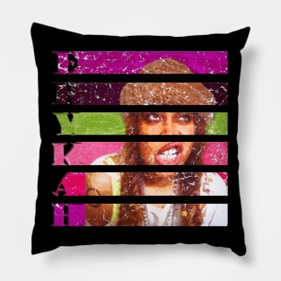 erykah badu//Retro Vintage Pillow