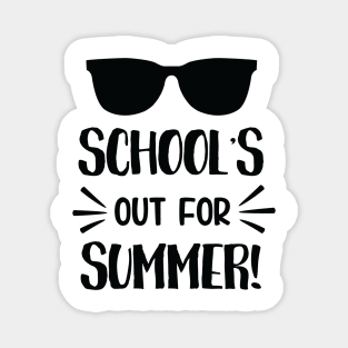 School's Out For Summer Magnet