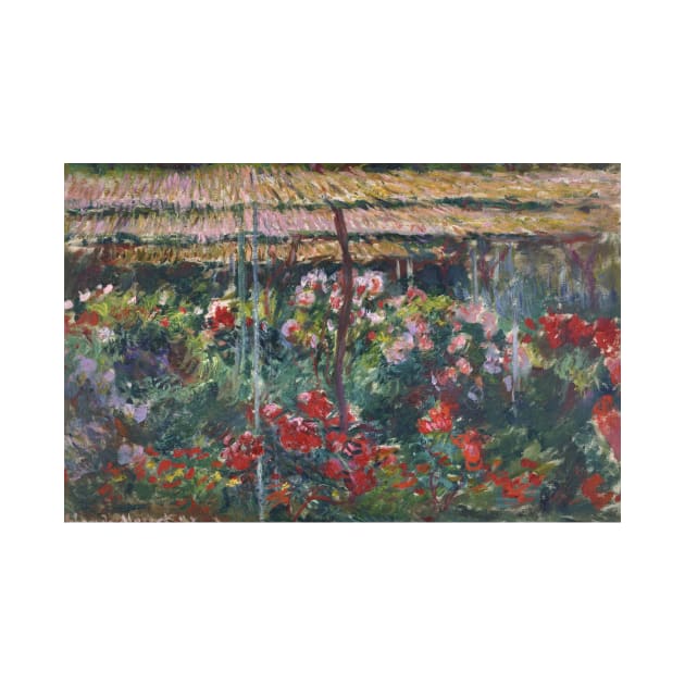 Peony Garden by Claude Monet by Classic Art Stall