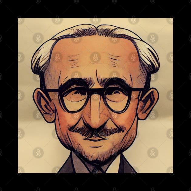 Friedrich Hayek portrait | Comics style by Classical