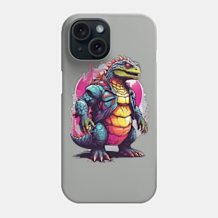 Neon Dino Phone Case