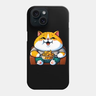 Exotic Shorthaired Cat Couch Potato Nachos Phone Case