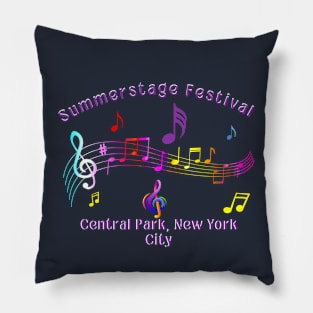 Summer Stage Festival Central Park New York Pillow