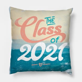 Vintage Class of 2021 Graduation Graphic Pillow