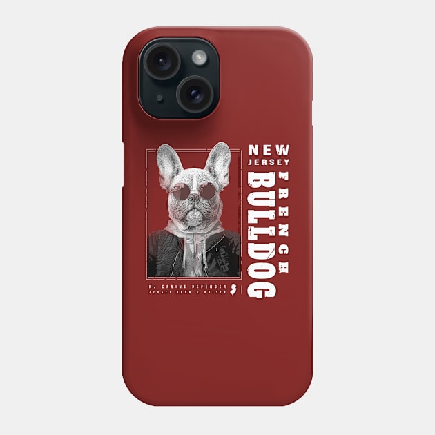 New Jersey French Bulldog Phone Case by ArtOnTheRun