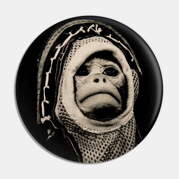 Space Monkey Pin by dudepal