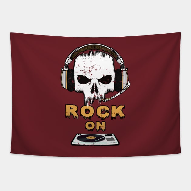 Rock Music On Tapestry by BC- One- Shop