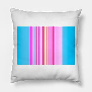 Candy Stripes Blue and Pink Pillow