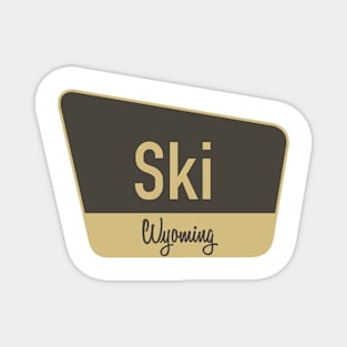 Ski Wyoming Magnet