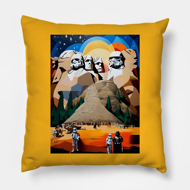 Mount Empire Pillow by Rogue Clone