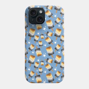 Seamless Reapeating Gay Bear Pride Flag Ice Pop Pattern Phone Case