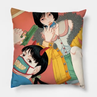 Monster Girls Pillow