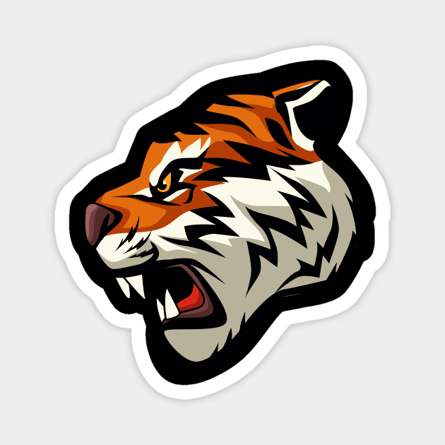 Bengal Tiger Magnet by AdriaStore1