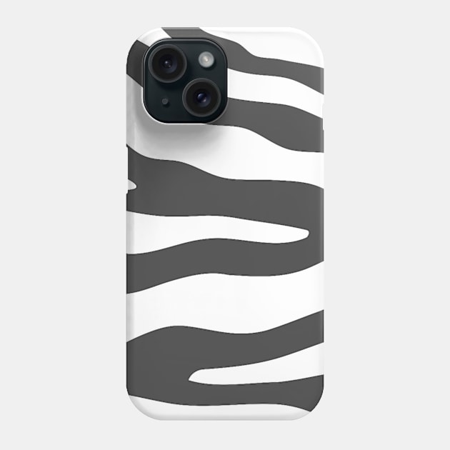 Zebra stripes pattern Phone Case by theWalnut