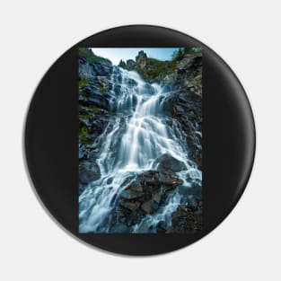 Waterfall in the mountains Pin