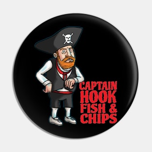 CAPT HOOK FISH AND CHIPS Pin