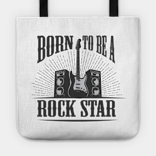 'Born to be a Rock Star' Cool Music Gift Tote