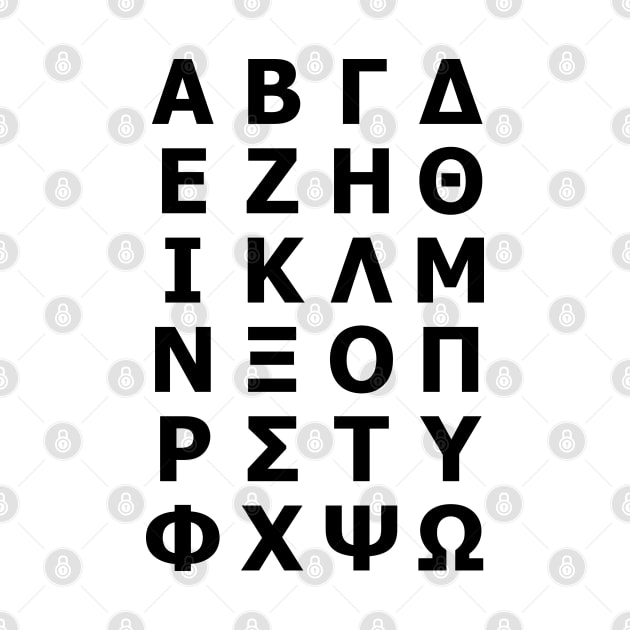 Greek Alphabet by tinybiscuits