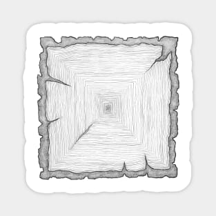 Square tree crosssection Magnet