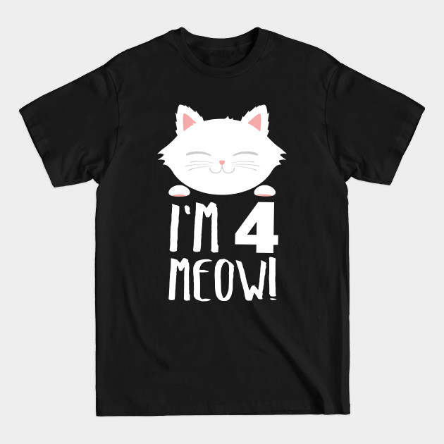 Discover I am 4 meowl cat t-shirts - Cat - T-Shirt