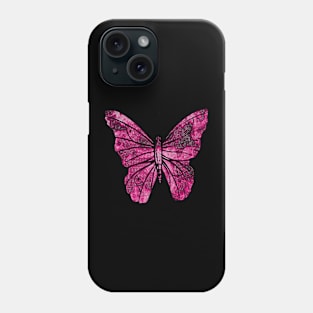 Pink Butterfly Phone Case