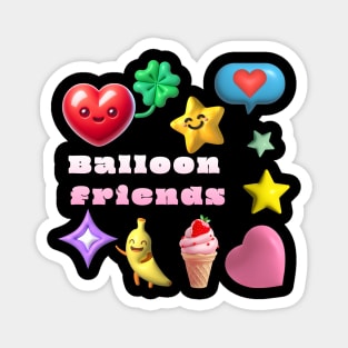 Balloon  friends Magnet