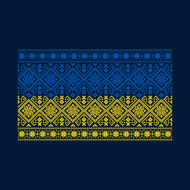 Ukrainian traditional vishivanka, Vintage Ukraine flag by g14u