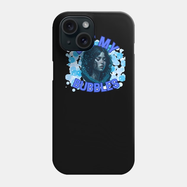 eat my bubbles Phone Case by GalaxyGraffiti