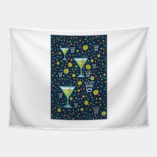 Martini Party Tapestry