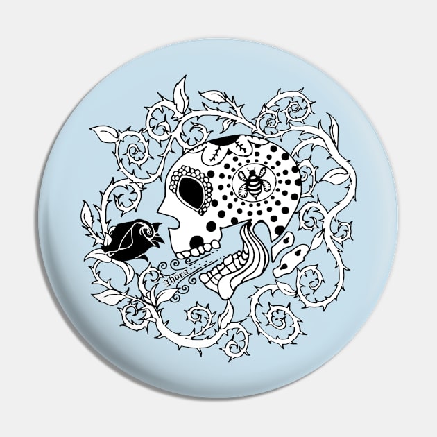 Ahora Skull Pin by Robitussn