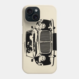 Rover P5 1960s classic car monoblock black Phone Case