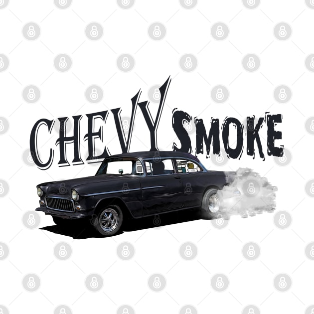 55 Chevy smoke by hotroddude