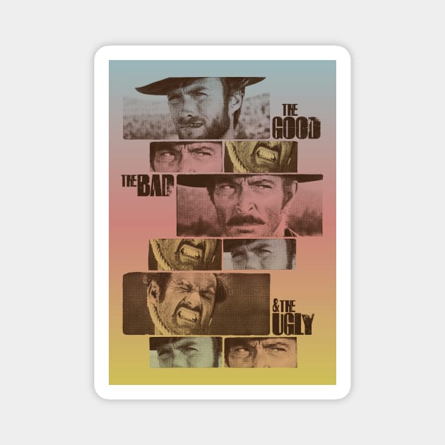 The Good, the Bad and the Ugly Magnet by attadesign