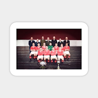 United 1952/53 in colour Magnet