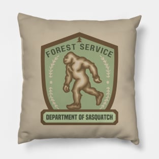 Forest Service Department of Sasquatch Pillow