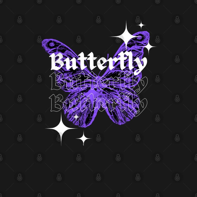 Purple Butterfly by Untitled-Shop⭐⭐⭐⭐⭐