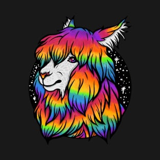 Rainbow Alpaca T-Shirt