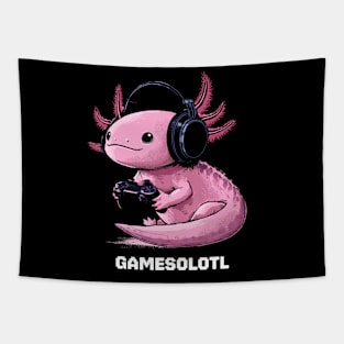 Gamer Axolotl Tapestry