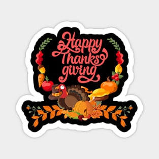 Happy Thanksgiving Day Magnet