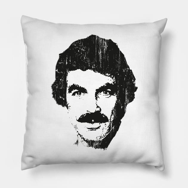 tom sellect Pillow by Royasaquotshop