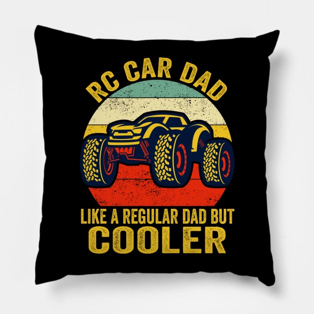 RC Car Lover Dad Definition Pillow by Wakzs3Arts