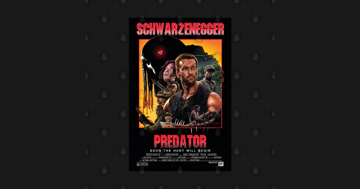 Predator Alternate Movie Poster Design - Predator - T-Shirt | TeePublic