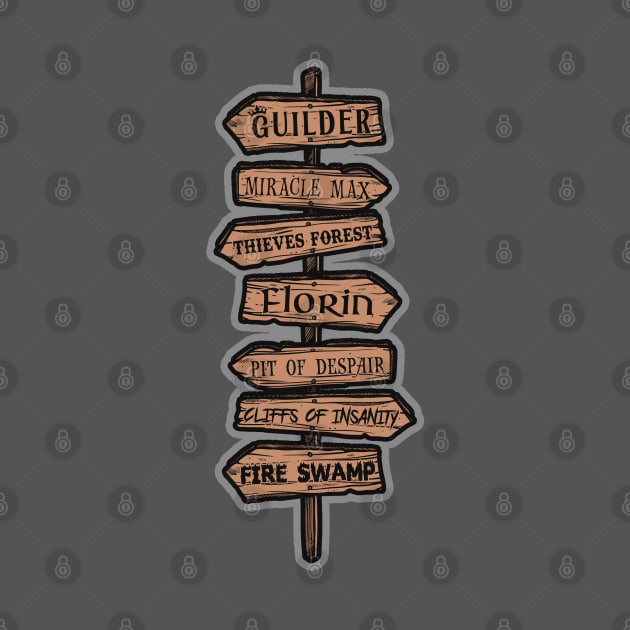 Which way to the Fire Swamp? by NinthStreetShirts