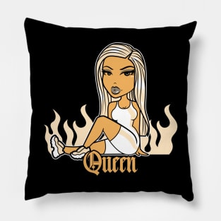 Queen Doll girl Brown-Out v1.2 Pillow